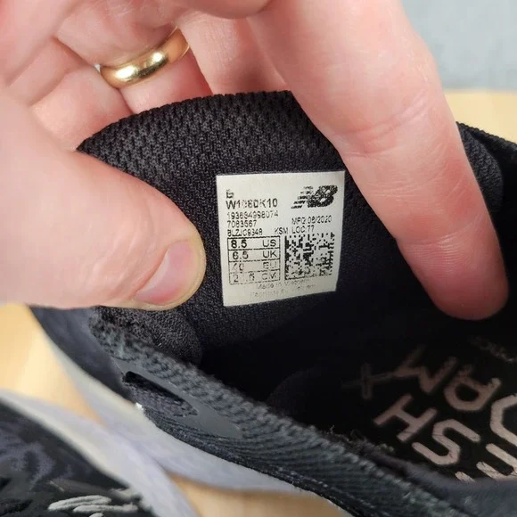 New Balance Fresh Foam 1080v10 Womens Running Shoes Black W1080K10 Size 8.5 - Picture 10 of 11